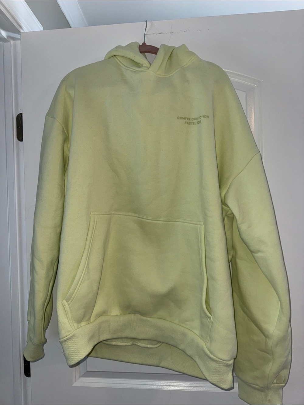 Comfrt Pastel honeydew Oversized Hooded Sweatshirt